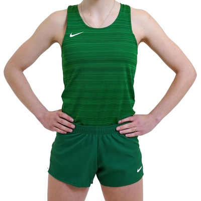 Nike Потник Nike Women Stock Dry Miler Singlet Зелен Velikost S