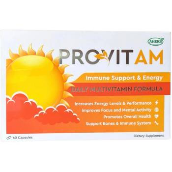 AHerb PROVIT AM | with ZMA, Rose Hips & Probiotics [60 капсули]