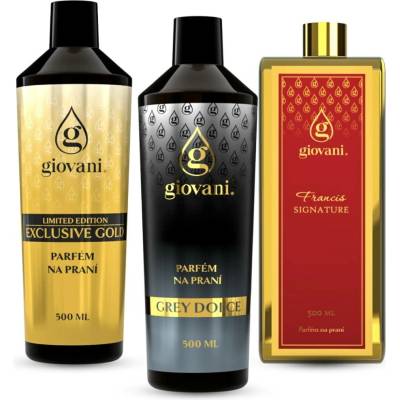 Giovani Koncentrovaný parfém na praní PARFUMERIE 3 x 500 ml
