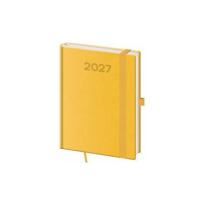 Helma B6 Denní 2027 Print Pop žlutý