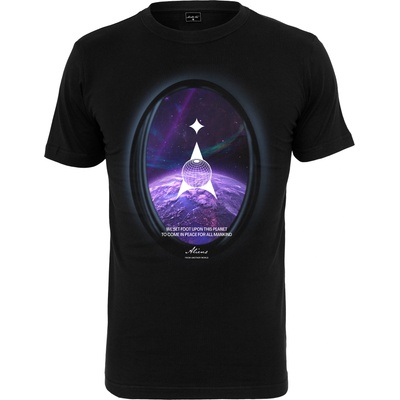 Mister Tee Мъжка тениска в черен цвят Mister Tee Alien Planet Tee black UB-MT1633-00007 - Черен, размер XS
