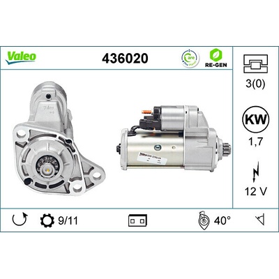 Štartér VALEO 436020