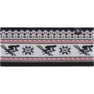 Eisbär Лента за глава Eisbär Retroski Headband - Black / White / Ketchup / Grey - размер One Size (904-5487-0111)