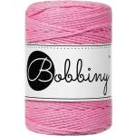 Bobbiny 3PLY Macramé Rope 1, 5 mm 100 m Bubblegum Pink юта (TD-E092)