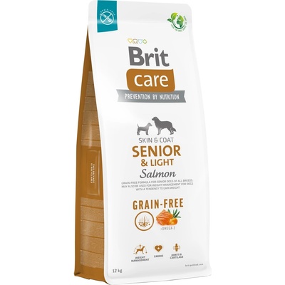 Brit Care Grain-free Senior & Light Salmon 12 kg – Zboží Mobilmania