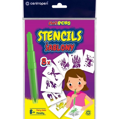 Centropen Šablony A5 8 ks Pohádka – Zboží Dáma