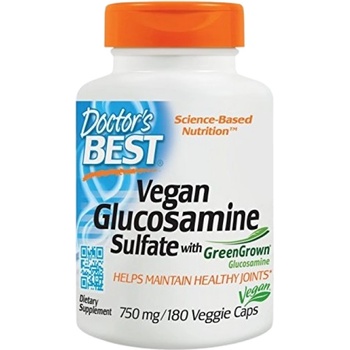 Image 1 of Doctor's Best Vegan Glucosamine Sulfate 750 mg | With GreenGrown [180 капсули]
