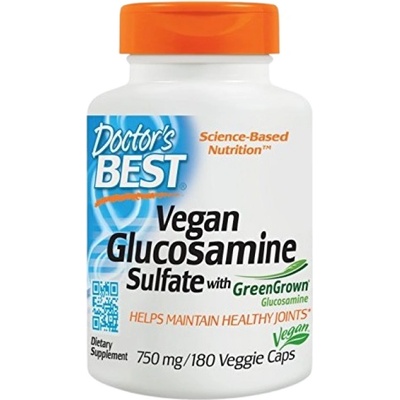 Doctor's Best Vegan Glucosamine Sulfate 750 mg | With GreenGrown [180 капсули]