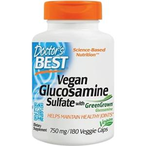 Doctor's Best Vegan Glucosamine Sulfate 750 mg | With GreenGrown [180 капсули]