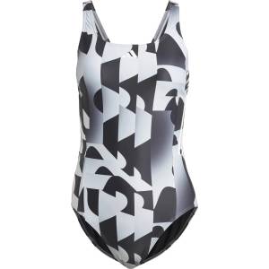 Adidas Бански костюм Adidas 3-Stripes Graphic Swimsuit - Black