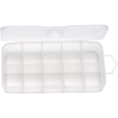 Behr plastová krabička s deseti přihrádkami 16,5x9,5x2,5 cm