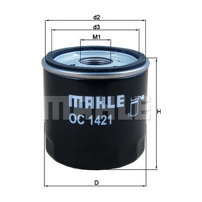 Olejový filter MAHLE ORIGINAL OC 1421 (OC1421)