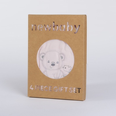 New Baby Kojenecká soupravička do porodnice Sweet Bear růžová Růžová – Zboží Dáma