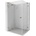 Mexen Lunar L лява душ кабина, прозрачна, розово злато, 70 x 80 см - 834L-070-080-60-00-L (834L-070-080-60-00-L)