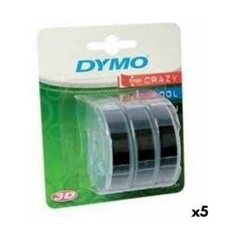 DYMO Ламинирана лента за етикетиране Dymo 84773 9 mm x 3 m Черен Бял (5 броя)