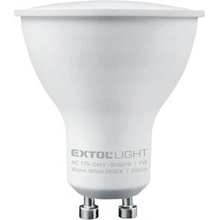 EXTOL LIGHT žiarovka LED reflektorová, 7W, 510lm, GU10, teplá biela