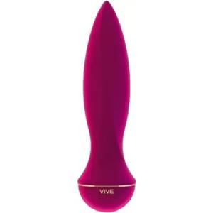 VIVE by Shots Луксозен анален вибратор "vive aki pink" 17.5 см