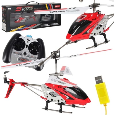 Mini RC vrtuľník na diaľkové ovládanie – červený