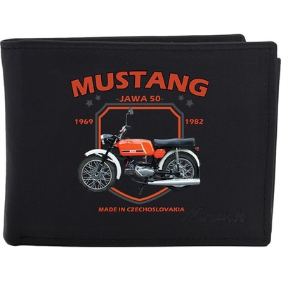 Striker kožená Jawa 50 Mustang černá
