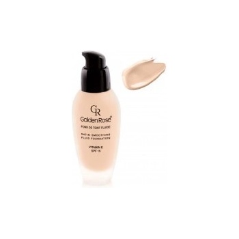 Golden rose Make-up SATIN smoothing SPF15 dlouhotrvající sklo-pumpa 27 34 ml