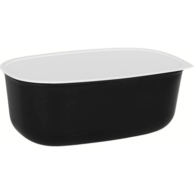 Sada chlebníku Practic bílá, černá plast