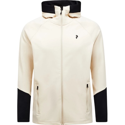 Peak Performance Мъжко поларено яке Peak Performance Rider Essentials Zip Hood Fleece jacket - Sand Fog (005-6184-0611)