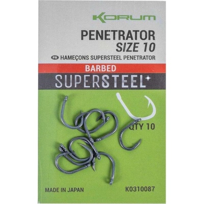 Korum Penetrator Barbed vel.12 10 ks