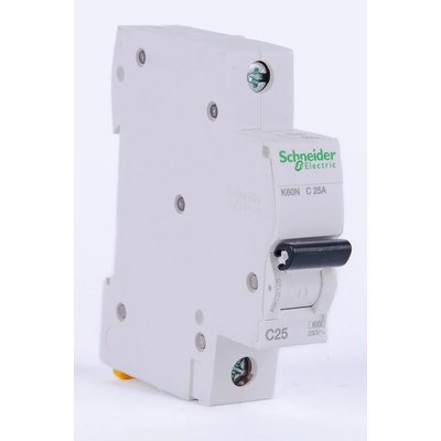 Schneider Electric 1P C25A K60N 6kA A9K02125