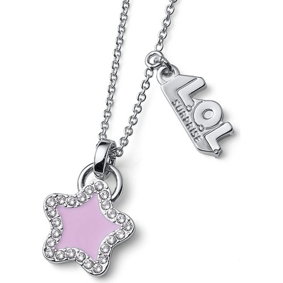 L.O.L Surprise Detský náhrdelník Star so Swarovski krištáľmi L1003PIN