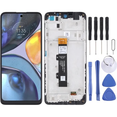 Motorola LCD Дисплей и Тъч Скрийн с Рамка за Motorola Moto G22