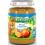 Bebelan пюре ябълки и праскови - 190 г