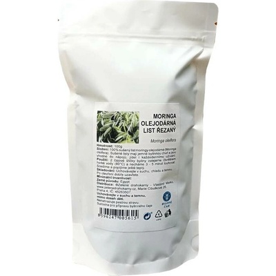 Zelené Drahokamy Moringa olejodárná list řezaný 100 g