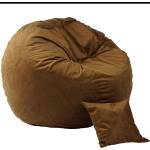 PUFRELAX Комплект Барбарон и декоративна възглавница 600л. King Size, Tattle Tan, Перящ се калъф, Пълнеж с микс от мемори пяна и дунапрен, Гама Premium (PUF-M-KP-PT-TTT) - topmarket
