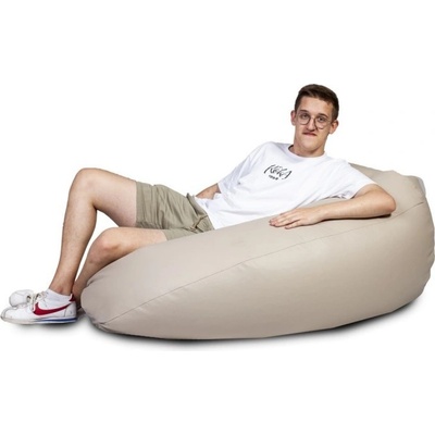 Ecopuf GIGA SAKO ekokůže E17 Kapučíno