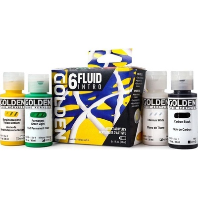 Golden Artist Colors Fluid Intro Комплект акрилни бои 6 x 30 ml (0000060-0)