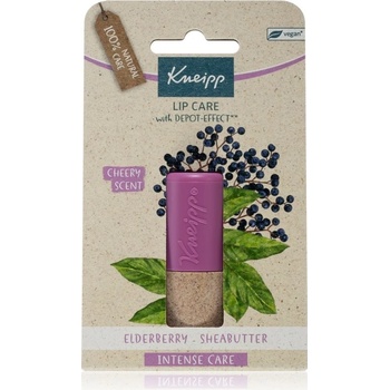 Kneipp Intense Care Elderberry & Shea butter balzám na rty 4,7 g