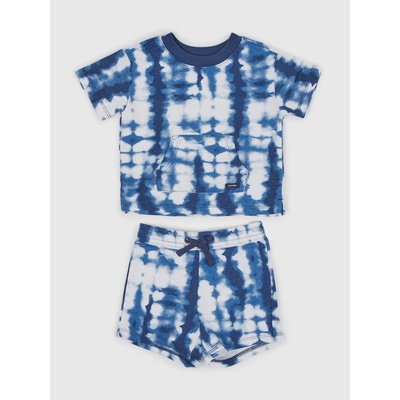 Gap Baby batikovaný set Modrá