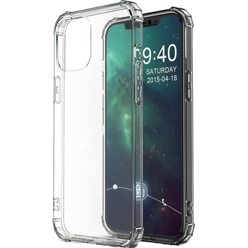 Apple Силиконов калъф с подсилени ръбове за Apple iPhone 14 - Прозрачен KP23604