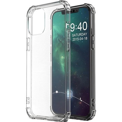 Apple Силиконов калъф с подсилени ръбове за Apple iPhone 14 - Прозрачен KP23604