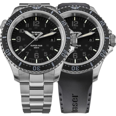 Traser P67 Black Set ocel a pryž