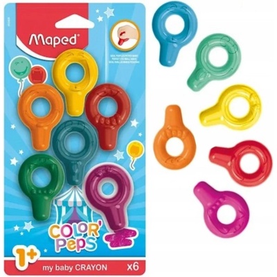 Maped Voskovky Color'Peps Baby Crayons 6 ks – Zbozi.Blesk.cz