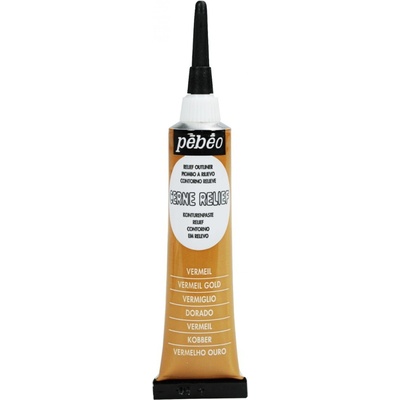 Pébéo Vitrail Kontúra na sklo 20 ml Vermeil Gold