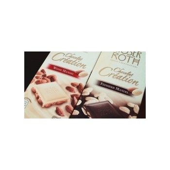 Moser Roth čokoláda bílá s mandlemi 125 g