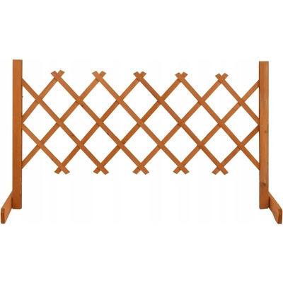 Nabytek XL Zahradní trelážový plot oranžový 120 x 60 cm masivní jedle