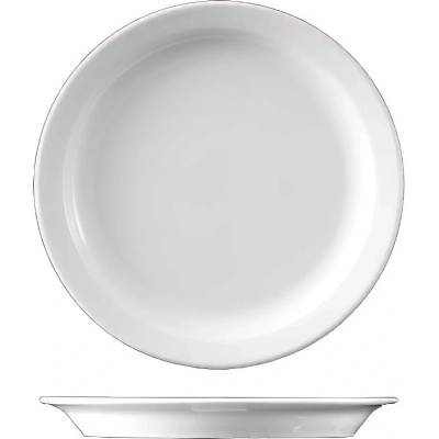 Talíř mělký "Caldomet", bílý, 26 cm, Fitness-line