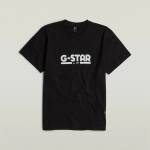 G Star Тениска G Star Line Script Loose T Shirt - Dk Black