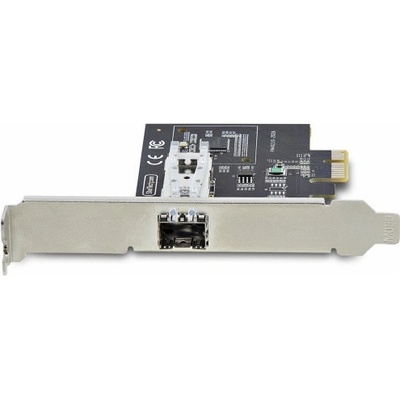 StarTech.com 1-Port GbE SFP Network Card, PCIe 2.1 x1, Intel I210-IS, 1GbE Controller, 1000BASE Copper/Fiber Optic, Single-Port Gigabit Ethernet NIC, Desktop/Server Backplanes - Windows and Linux Comp