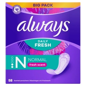 Always Превръзки Always (58 бр. /опаковка) Slip Normal Deo