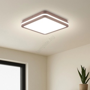 Brilagi BRILAGI-LED външно осветително тяло със сензор BENE LED/24W/230V 26x26 см кафяво IP54 (BG3865)