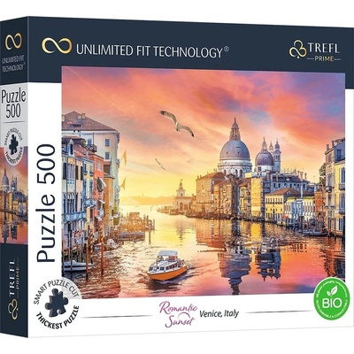 Trefl UFT Romantic Sunset: Benátky Taliansko 500 dielov